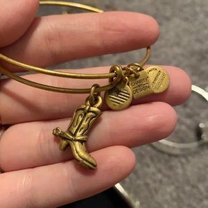 Alex and Ani Cowboy Boot Bangle